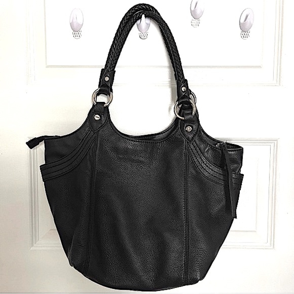 The Sak women’s genuine leather bag.